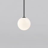 Minimalist Brass Globe Glass Pendant