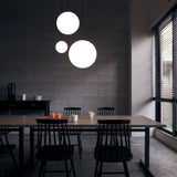 Minimalist Brass Globe Glass Pendant