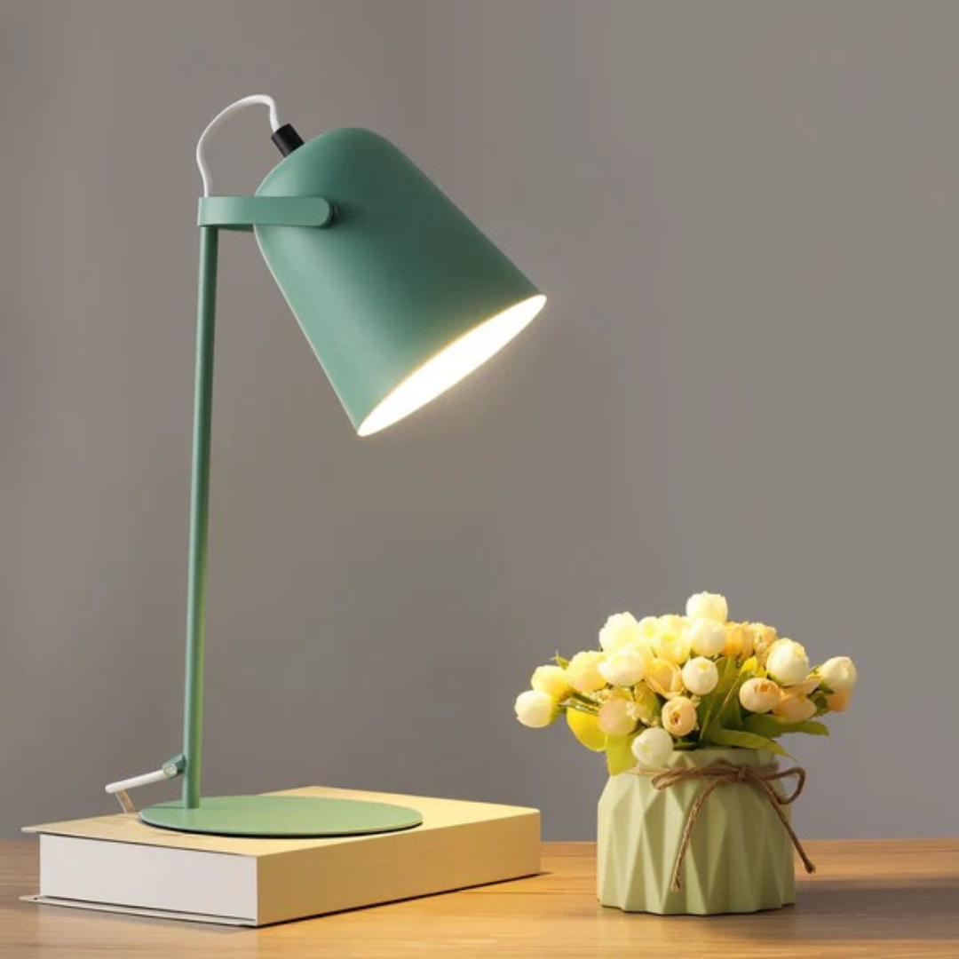 Minimalist Metal Cone LED Table Lamp