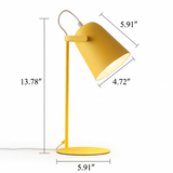 Minimalist Metal Cone LED Table Lamp