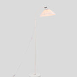 Minimalist Pleated Fabric Floor Lamp
