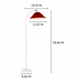 Minimalist Pleated Fabric Floor Lamp