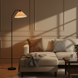 Minimalist Pleated Fabric Floor Lamp