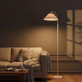 Minimalist Pleated Fabric Floor Lamp