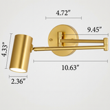 Modern Adjustable Swing Arm Wall Sconce