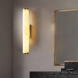 Modern Alabaster Tube LED Wall Sconce