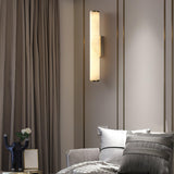 Modern Alabaster Tube LED Wall Sconce