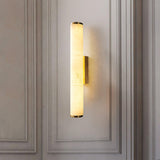 Modern Alabaster Tube LED Wall Sconce