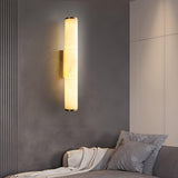 Modern Alabaster Tube LED Wall Sconce