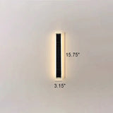 Modern Aluminum Solar Light LED Wall Bar