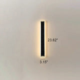 Modern Aluminum Solar Light LED Wall Bar
