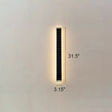 Modern Aluminum Solar Light LED Wall Bar