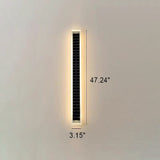 Modern Aluminum Solar Light LED Wall Bar