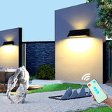 Modern Aluminum Solar Light with Slanted Bar