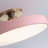 Modern Brass Round LED Ceiling Light