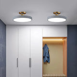 Modern Brass Round LED Ceiling Light