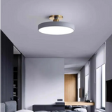 Modern Brass Round LED Ceiling Light