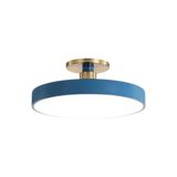 Modern Brass Round LED Ceiling Light