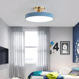 Modern Brass Round LED Ceiling Light