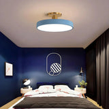 Modern Brass Round LED Ceiling Light