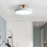 Modern Brass Round LED Ceiling Light