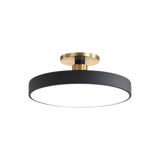 Modern Brass Round LED Ceiling Light