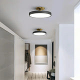 Modern Brass Round LED Ceiling Light