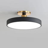 Modern Brass Round LED Ceiling Light