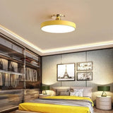 Modern Brass Round LED Ceiling Light