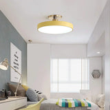Modern Brass Round LED Ceiling Light