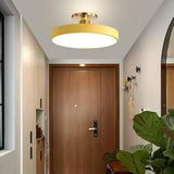 Modern Brass Round LED Ceiling Light