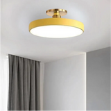 Modern Brass Round LED Ceiling Light