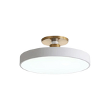 Modern Brass Round LED Ceiling Light