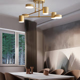 Modern Brass Sputnik Ceiling Light 6-Light