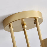 Modern Brass Sputnik Ceiling Light 6-Light