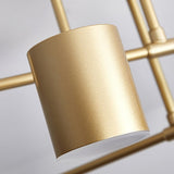 Modern Brass Sputnik Ceiling Light 6-Light