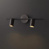 Modern Brass Wall Spotlight with Double Head