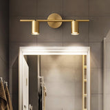 Modern Brass Wall Spotlight with Double Head