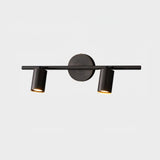 Modern Brass Wall Spotlight with Double Head