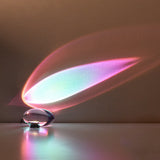 Modern Crystal LED Projection Table Lamp