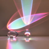 Modern Crystal LED Projection Table Lamp
