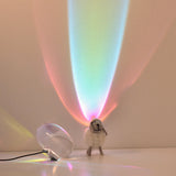 Modern Crystal LED Projection Table Lamp