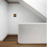 Modern Curved Brass LED Wall Sconce
