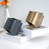 Modern Curved Brass LED Wall Sconce