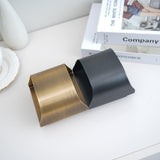 Modern Curved Brass LED Wall Sconce