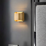 Modern Curved Brass LED Wall Sconce