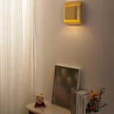 Modern Curved Brass LED Wall Sconce