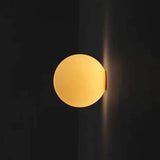 Modern Frosted Glass Globe Wall Sconce