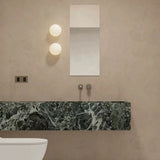 Modern Frosted Glass Globe Wall Sconce