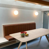 Modern Frosted Glass Globe Wall Sconce